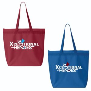 Zip Up Tote Bag